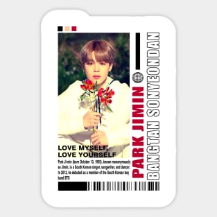 Kpop Designs JImin BTS Sticker
